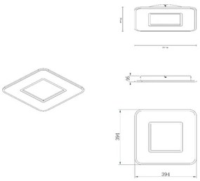 Lucide 44111/24/31 - LED Dimmelhető mennyezeti lámpa AXELLE LED/24W/230V fehér