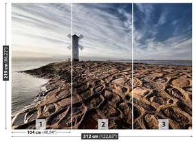 Fotótapéta szélmalom Lighthouse 104x70 cm