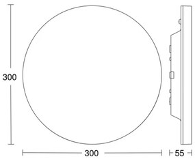 Steinel- LED Dimmelhető lámpa érzékelővel RSPROR10BASIC 8,5W/230V 4000K IP40