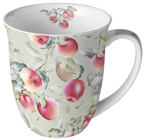 Porcelán bögre alma mintával Apples 400 ml