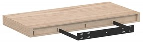 szerelt fa függőpolc 50 x 23,5 x 4 cm