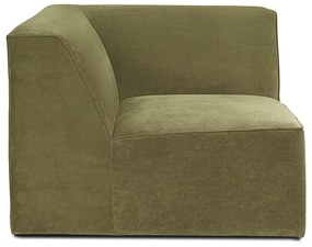 Sting zöld kordbársony kanapé modul - Scandic