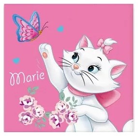 Disney Marie cica Butterfly kéztörlő, arctörlő, törölköző 30x30cm