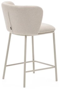 Bézs bárszék (ülésmagasság 65 cm) Ciselia – Kave Home