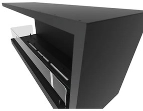 InFire - Sarok BIO kandalló 110x45 cm 3kW fekete