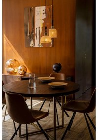 Kerek étkezőasztal akácfa dekorral ø 120 cm Class – Dutchbone