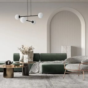 Csillár zsinóron BALANS 4xG9/12W/230V fekete