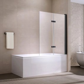 Alvor ||  Black 6mm, 120x140 kádparaván