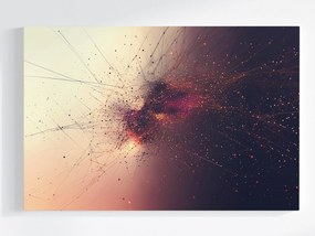 Canvas Vászonkép Kozmosz Galaxis Csillagkép Neurális Háló 60x40