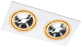 Lumifall ALCAZAR LMF.AZ142WG Beépíthető spotlámpa 2x50W/G53/AR111 IP20
