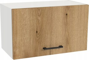 Konyhaszekrény felső páraelszívó 60/36 Capri korpusz fehér front tölgy Evoke