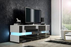 TV asztal Ivey (fehér + fényes fekete). 780138