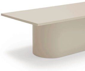 Krémszínű dohányzóasztal 50x111 cm Totem – Teulat