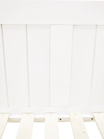 Ágy pótággyal, tűnyalábos fenyőfa, fehér, 90x200, GLAMIS