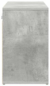 Cipősszekrény polcokkal Beton szürke 103 x 30 x 51 cm Faanyag