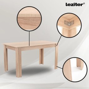 Zara 6+1 étkező garnitúra szürke-sonoma tölgy