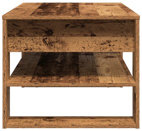 Kávézóasztal Régi Fa 102x55x45 cm Műanyag