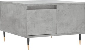 vidaXL betonszürke szerelt fa dohányzóasztal 55x55x36,5 cm