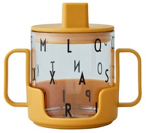 Grow With Your Cup mustársárga gyerekbögre - Design Letters