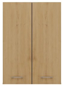 Riano MIX Pola mini DD felső fürdőszoba szekrény, 64x90x30 cm, antracit-tölgy