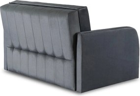 Kétszemélyes ágyazható fotel szürke színben VERO 2