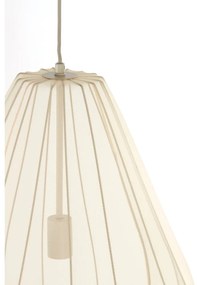 Bézs függőlámpa textil búrával ø 50 cm Itela – Light &amp; Living
