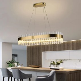 LED állítható fényerejű kristály csillár kábellel LED/45W/230V + DO