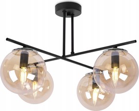 Mennyezeti Lámpa Lógó Csillár Elegáns Üveg Króm Csillogó Fehér Gömbök