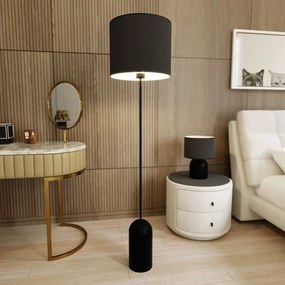 Emibig modern állólámpa aspen fehér fekete emi1322/lp1