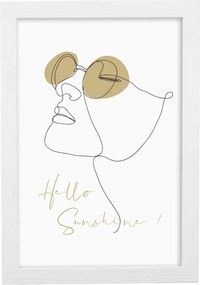 Képkeret 30x40 fehér skandináv rusztikus