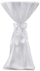 Asztal Borító Fehér 60 cm Szalaggal 2 db
