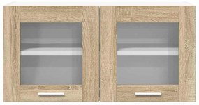 Függő szekrény Riga Sonoma tölgy és fehér 80 x 31 x 40 cm