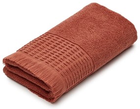 Téglavörös pamut törölköző 50x90 cm Veta – Kave Home