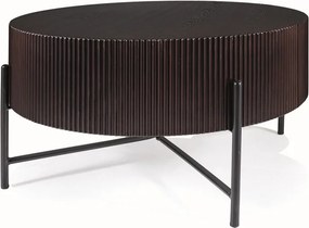 Tuca dohányzóasztal sötét dió 80 cm