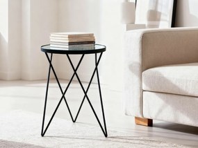 EMILY lerakóasztal Ø 35,5 cm, fekete