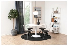 Ibiza fehér kerek étkezőasztal, ⌀ 110 cm - Actona