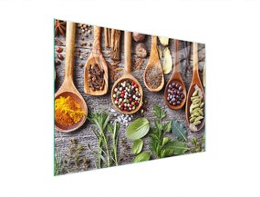 Üveg Vágódeszka 30x22 Fűszerek Edzett Üveg