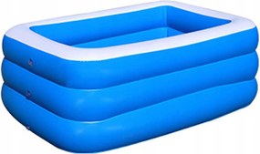 Felfújható Kerti Medence Gyerekeknek Száraz Medence NAGY140 CM 3 Kamrás