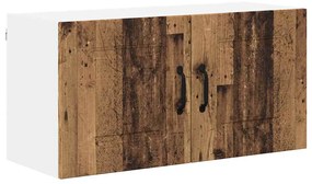 Fali konyhaszekrény polcokkal Öreg fa 80 x 31 x 40 cm Faanyag