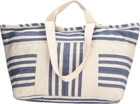 Kék-fehér nagy strandtáska „Sea Star”