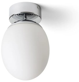 RENDL R13690 MERINGUE felületre szerelhető lámpatest, fürdőszoba IP44 opál üveg/króm
