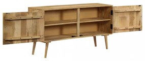 tömör mangófa tálalószekrény 110 x 30 x 60 cm