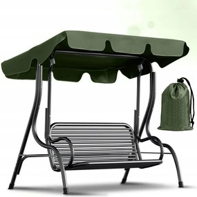 Napellenző takaróponyva cserélhető huzat kerti hintához 210x145cm zöld