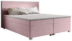 Franciaágy Boxspring 180 cm Simon Comfort (rózsaszín) (matraccal tárolóhely nélkül). 1056333