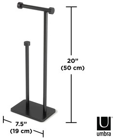 Acél WC-papír tartó állvány Cappa – Umbra