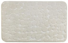 Beige bézs memóriahabos fürdőszobai kilépő, 80 x 50 cm - Wenko