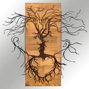 Old fém fali dekoráció, 60×57,5 cm