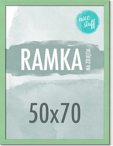 Képkeret 50x70 B2 Képkeret 70x50 Menta Zöld
