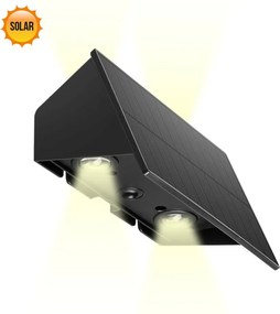 PREZENT 65289 SLADA Modern Kültéri Fali Lámpa Fekete LED IP44