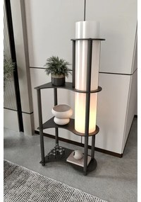 Állólámpa polcokkal NOTO 1xE27/40W/230V fekete